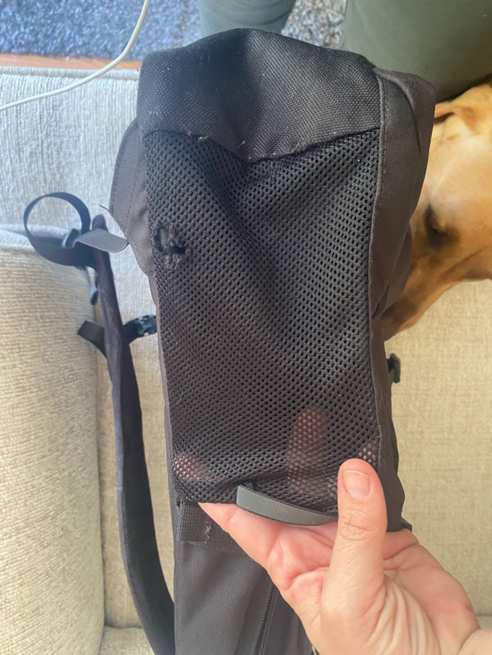 The North Face Black Men's Backpack with Front Pocket - Picture 9 of 10